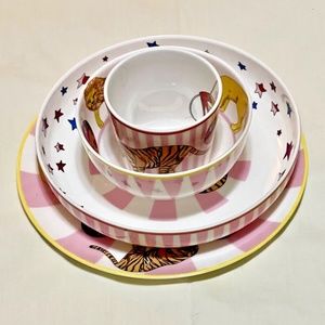 Hermes Circus Tableware Pink New